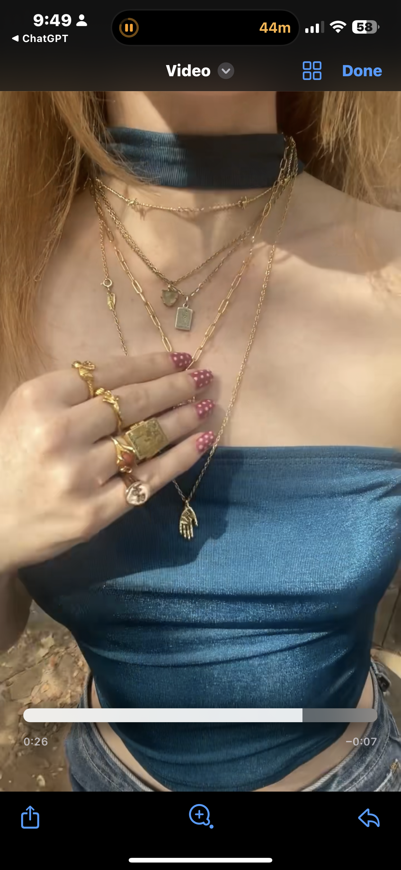 The End Movie Credits Ring GIFT