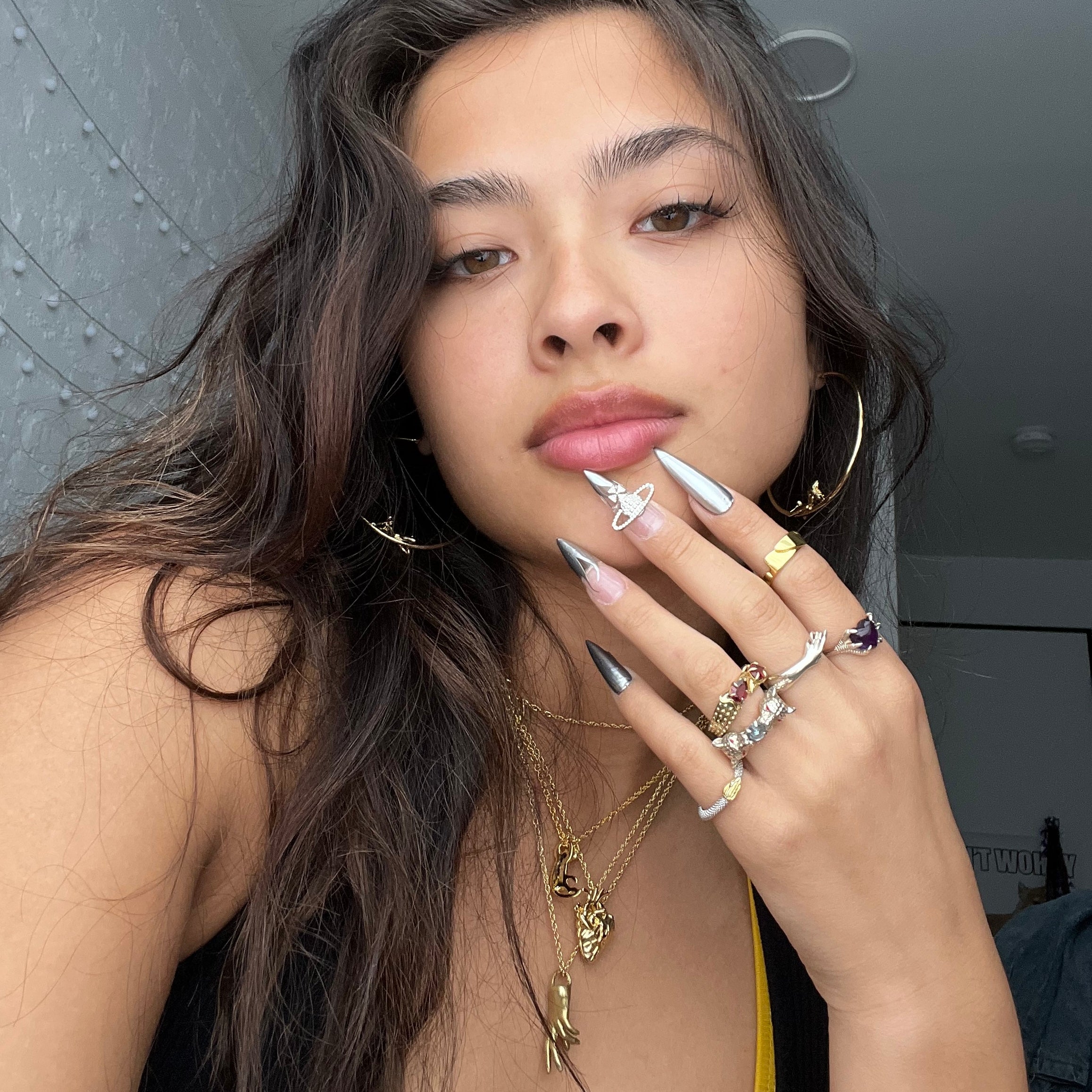 BLACK HEARTS CLUB LOCKET