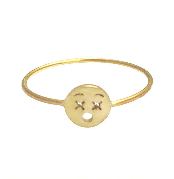 VMOJI X-EYES FACE RING