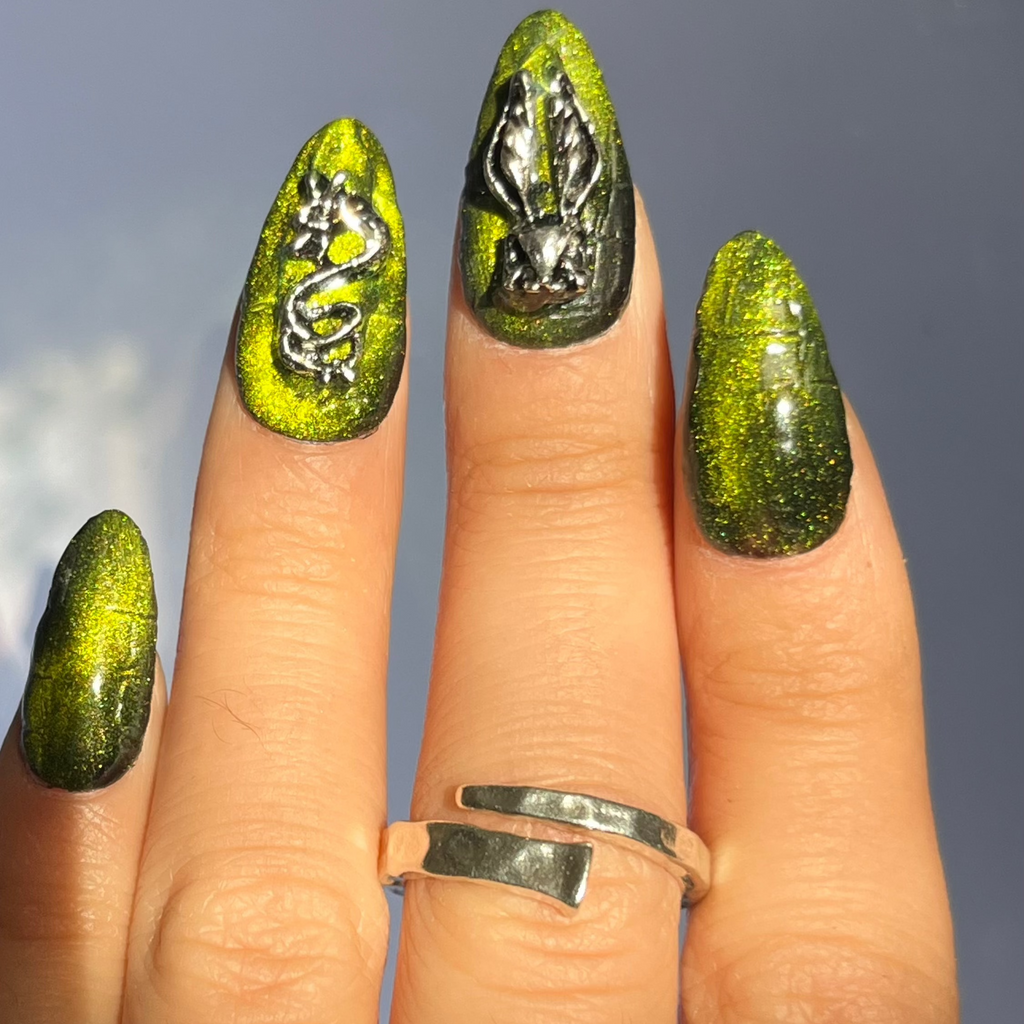 Silver Hammered Ring, nail ring design, minimalist gold ring