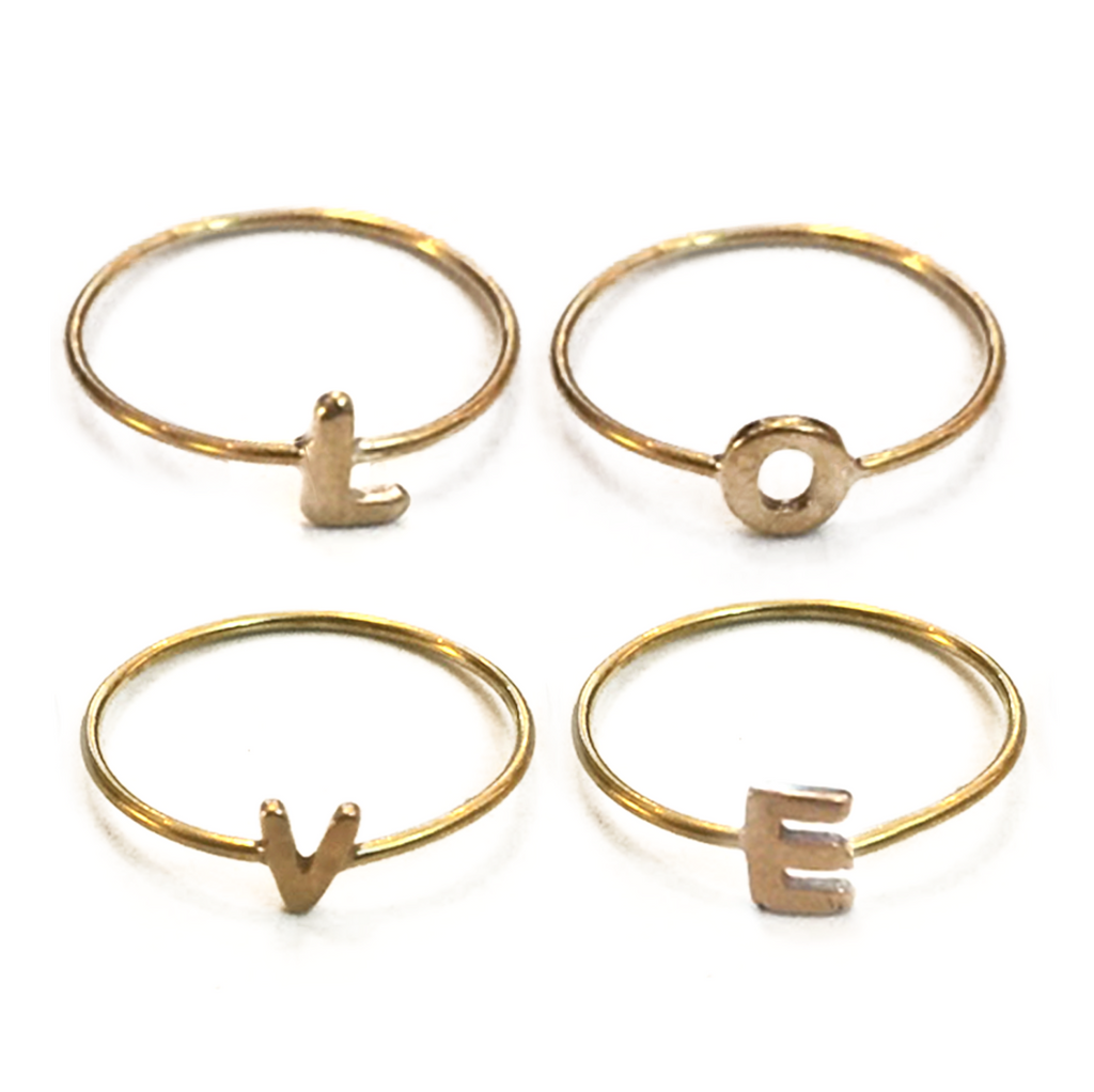 ALPHABET RINGS - VERAMEAT