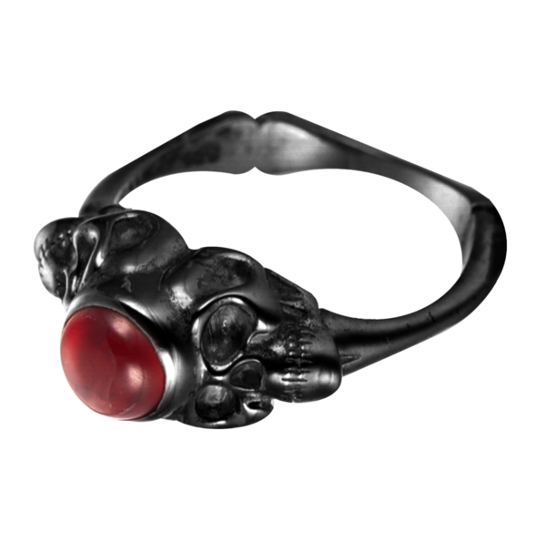 SKULLY DOUBLE HEADED SKULL GARNET - VERAMEAT