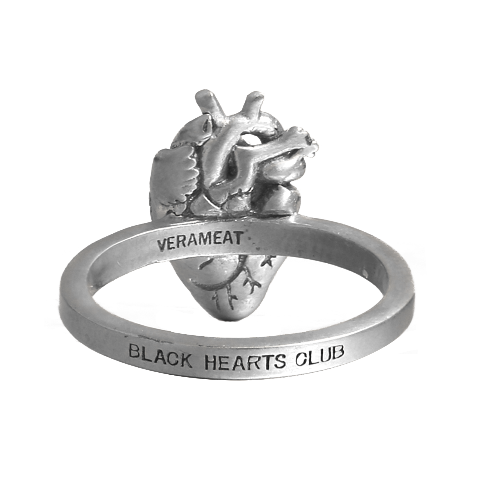 Black Heart Ring - Silver (925) – VIVID GLAM CO.