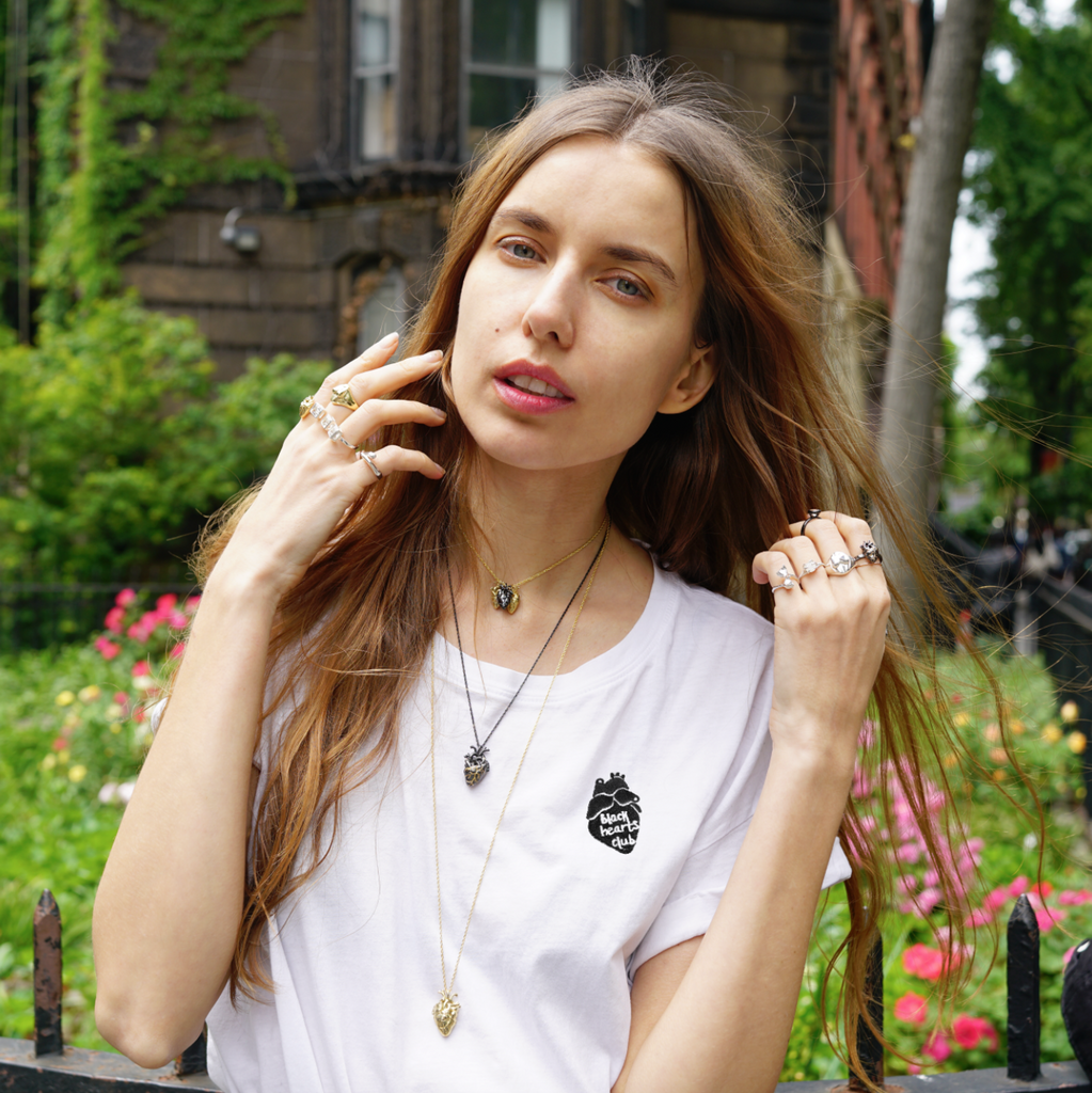 BLACK HEARTS CLUB LOCKET - VERAMEAT